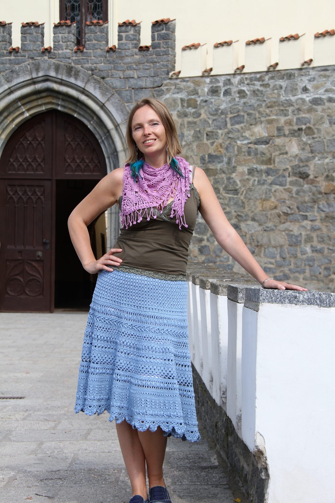 Boho Blues Skirt